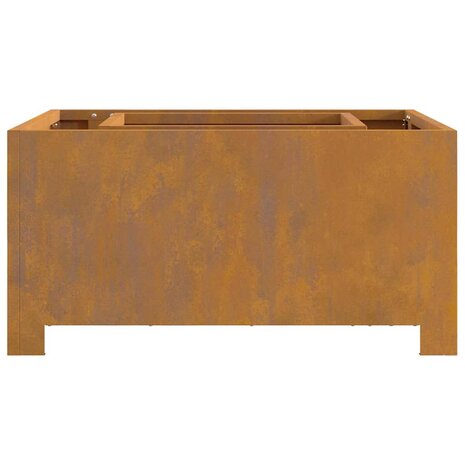 Vuurkorf Bruin 60 x 60 x 30 cm Cortenstaal 6