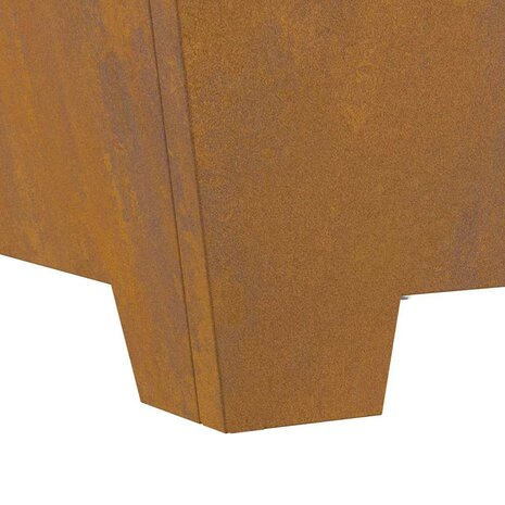 Vuurkorf Bruin 80 x 80 x 40 cm Cortenstaal 8