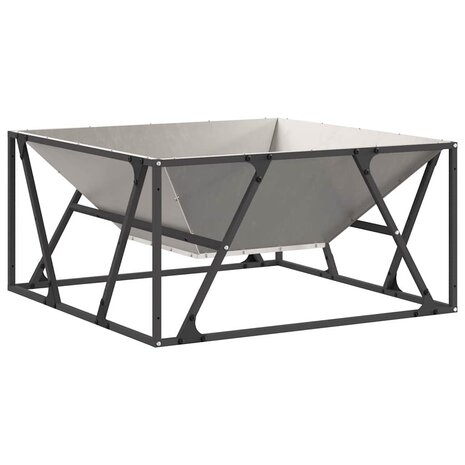 Vuurkorf Bruin 80 x 80 x 40 cm Cortenstaal 5