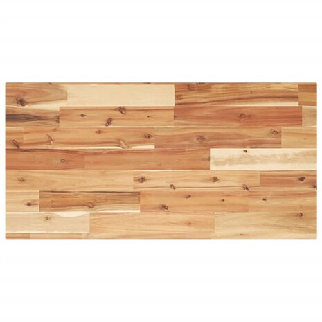 Wastafelblad met olieafwerking 120x40x2 cm massief acaciahout 1
