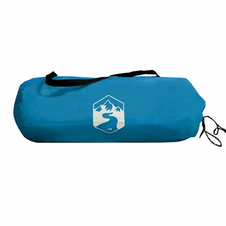 Windscherm camping waterdicht 490x123 cm blauw 9