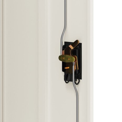 Archiefkast 90x40x105 cm staal wit 8