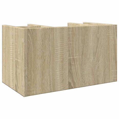 Bureau organiser 44,5x24x25 cm bewerkt hout sonoma eikenkleurig 6