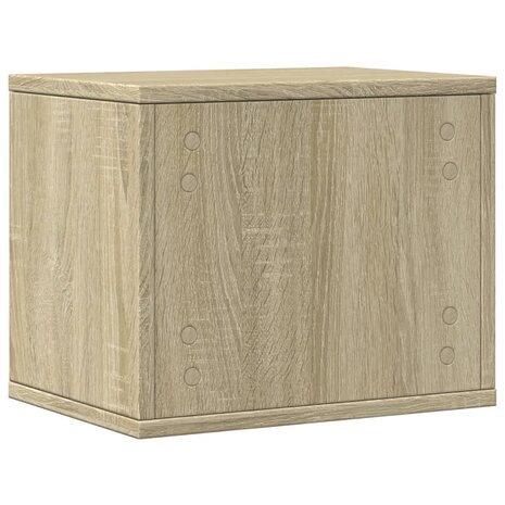 Bureau organiser 36x26x29,5 cm bewerkt hout sonoma eikenkleurig 6