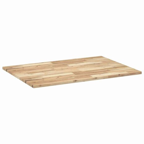 Bureaublad 100x70x2 cm onbehandeld massief acaciahout 7