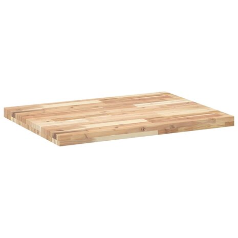 Bureaublad 80x60x4 cm onbehandeld massief acaciahout 7