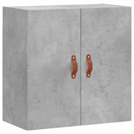 Wandkast 60x31x60 cm bewerkt hout betongrijs 2