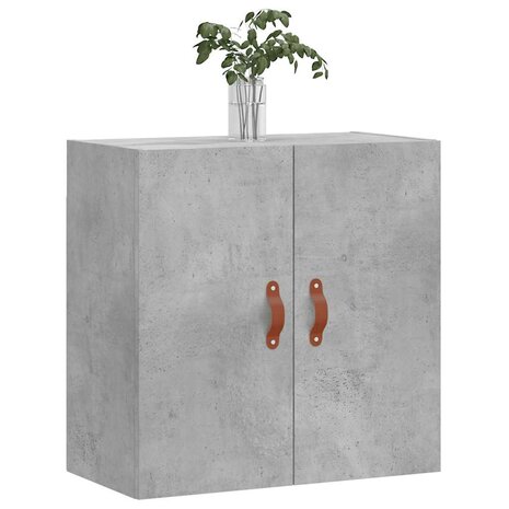 Wandkast 60x31x60 cm bewerkt hout betongrijs 3