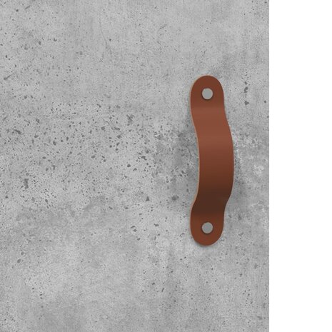 Wandkast 60x31x60 cm bewerkt hout betongrijs 9