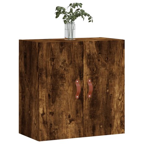 Wandkast 60x31x60 cm bewerkt hout gerookt eikenkleurig 3