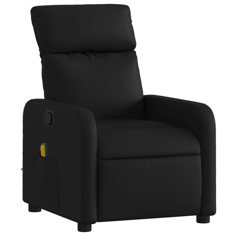 Massagestoel Kunstleer Zwart 3
