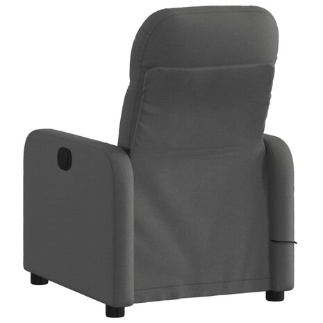 Massagestoel in donkergrijze stof 4