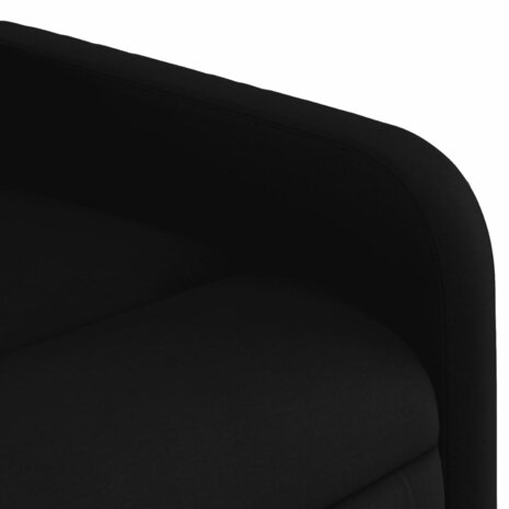 Massagestoel met zwarte stof 9