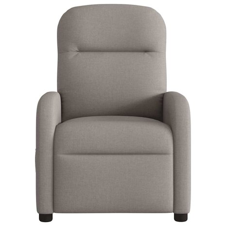 Massagestoel verstelbaar stof taupe 3