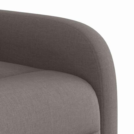 Massagestoel verstelbaar stof taupe 9