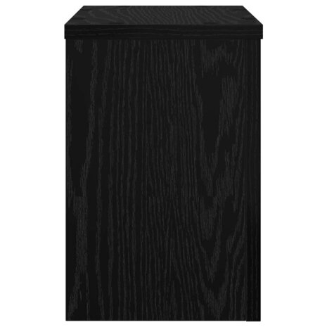 Plantenstandaard 2 pcs Zwart eiken 20 x 20 x 30 cm Bewerkt hout 7