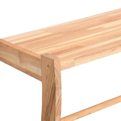 Handdoekenrek 60x25,5x49 cm massief walnotenhout 5