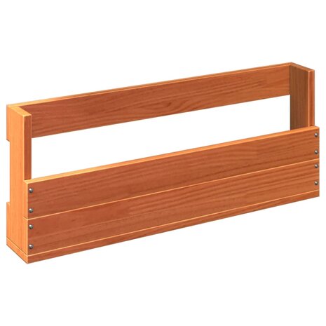Schoenenrekken 2 st 59x8,5x23,5 cm massief grenenhout wasbruin 5