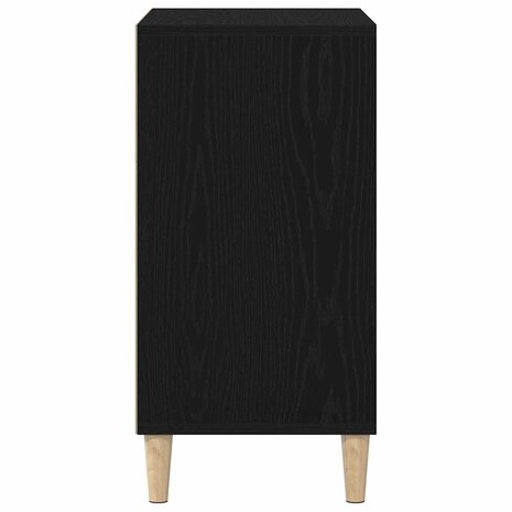 Dressoir Zwart eiken 57 x 35 x 70 cm Bewerkt hout 7