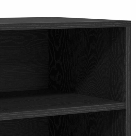 Dressoir Zwart eiken 57 x 35 x 70 cm Bewerkt hout 8