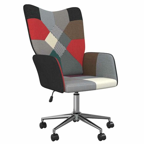 Relaxstoel patchwork stof 1
