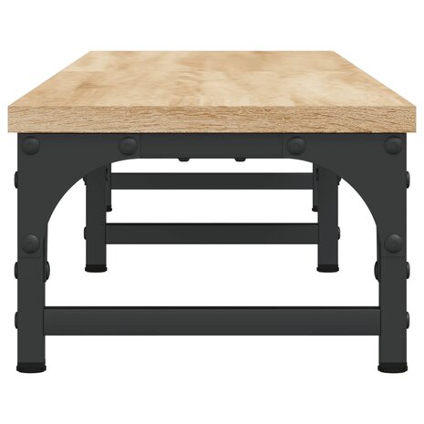 Monitorstandaard 105x23x15,5 cm bewerkt hout sonoma eikenkleur 5