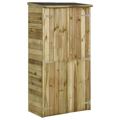 Tuinschuur 85x48x177 cm grenenhout 1