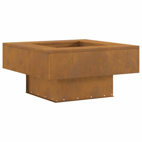 Vuurkorf Bruin 60 x 60 x 30 cm Cortenstaal 2