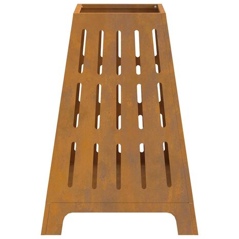 Vuurkorf Bruin 50 x 50 x 70 cm Cortenstaal 6