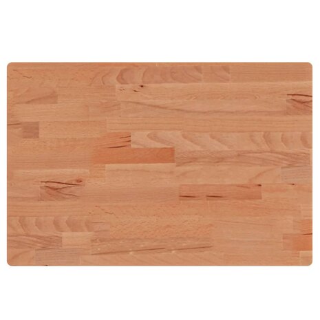 Wastafelblad 60x40x1,5 cm massief beukenhout 2