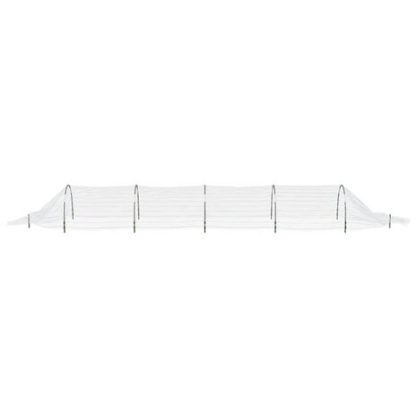 Kweektunnels 2 st 1,5x5 m glasvezel en polypropeen 5