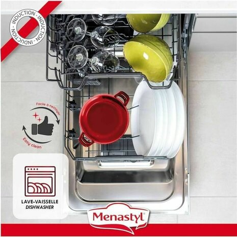 Pan Menastyl Zwart Glazed enamelled steel 3