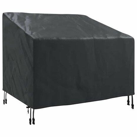 Tuinstoelhoes Zwart 96 x 79 x 74 cm 600D oxford stof 2