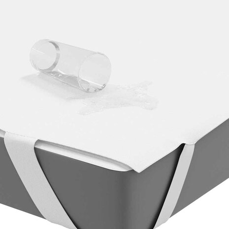 Matrasbeschermer waterdicht 100x200 cm wit 3