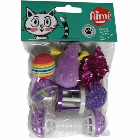 Kattenspeeltje Aim&eacute; Multicolour 7 Onderdelen 1