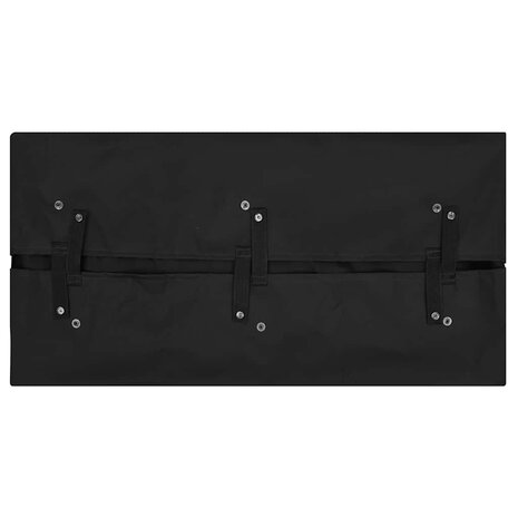 Tuinwagenvoering 81x41x40 cm stof zwart 2