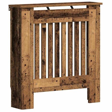 Radiatorafdekking Oud Hout 78 x 19 x 81,5 cm Bewerkt hout 2