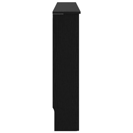 Radiatorafdekking Zwart Eiken 112 x 19 x 81,5 cm Bewerkt hout 5