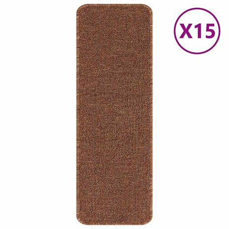 Antislip Trapmatten Latex achterkant 15 pcs Geel 60 x 25 cm PP 2