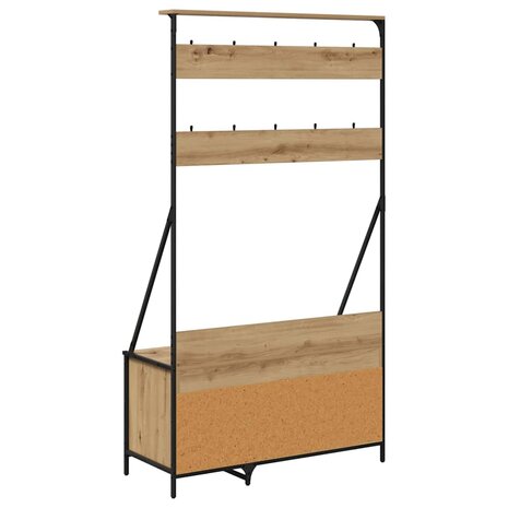 Kledingrek Artisan Eiken 100 x 41 x 184 cm Bewerkt hout 7