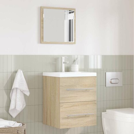 Badkamermeubelset met lade met opslag Bruin 41 x 38,5 x 48 cm 4