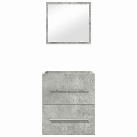 Badkamermeubelset met lade met opslag Grijs 41 x 38,5 x 48 cm 8