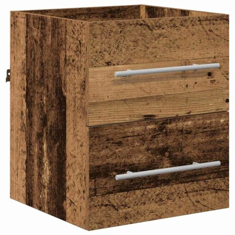 Badkamermeubelset met lade met opslag Bruin 41 x 38,5 x 48 cm 7
