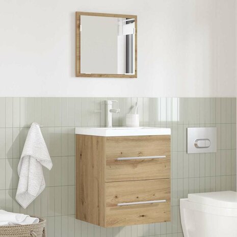 Badkamermeubelset met lade met opslag Bruin 41 x 38,5 x 48 cm 4