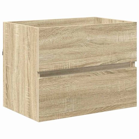 Badkamermeubelset met lade met opslag Sonoma Eiken Bewerkt hout 7