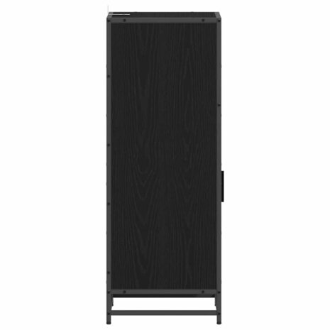 Badkamermeubelset Zwart Eiken 35 x 37,5 x 100 cm Bewerkt hout 6