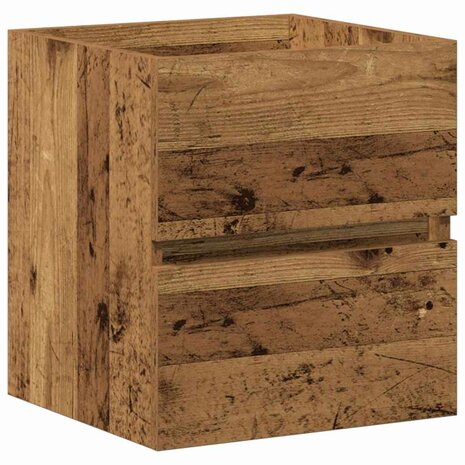 Badkamerkast Oud Hout 41 x 38,5 x 45 cm Bewerkt hout 2