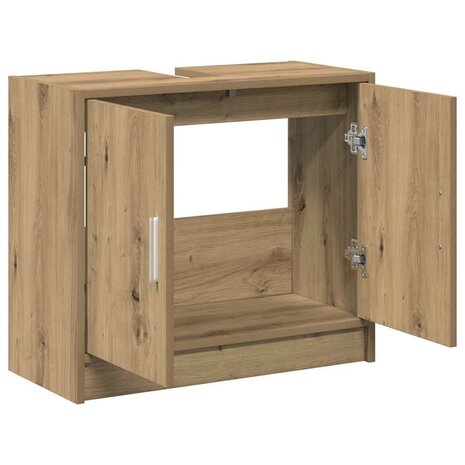 Badkamerkast Artisan Eiken 63 x 29 x 55 cm Bewerkt hout 5