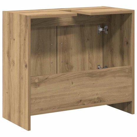 Badkamerkast Artisan Eiken 63 x 29 x 55 cm Bewerkt hout 8