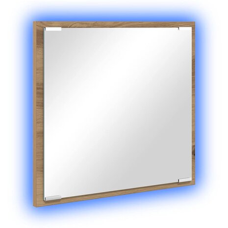 LED Badkamer Spiegel met spiegel Artisan Eiken 40 x 37 x 8.5 cm 2
